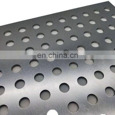 304L 316L Round Hole Perforated Metal Mesh Sheet Stainless Steel Slotted hole Perforated Plate