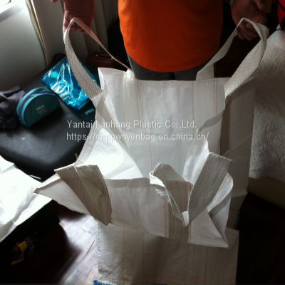 UV PROTECTION 1500L 100*100*150cm log mesh firewood bags jumbo pp and pe big bags