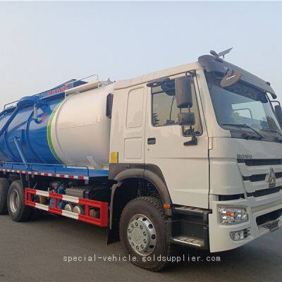 Hot Sale 10000L HOWO Vacuum Sewage Suction Tanker Truck