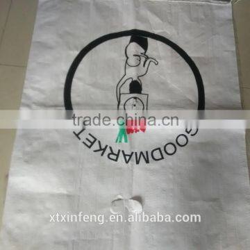 5kg rice bag 20kg rice bag 2 colors printing milky white PP woven rice bag - good price