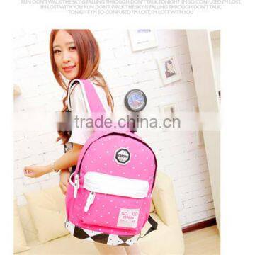 Wholesale personalized backpack nylon high school backpack for girls