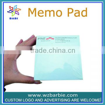 printed logo stationary memo pad for office