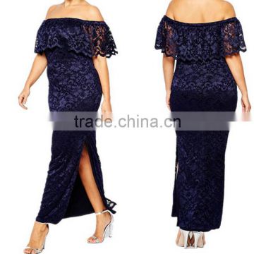 sexy woman bodycon dress off-shoulder lace dress African woman dress