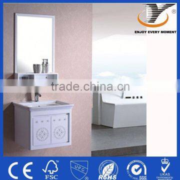 Wall Mounted PVC Small Bathroom Cabinet