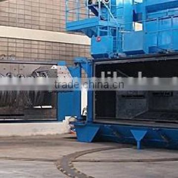 ISO Approved Wire Coil Shot Blasting Machine, Wire Rods Sandblaster