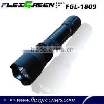 rechargable 18650 battery Q5 LED police flashlight