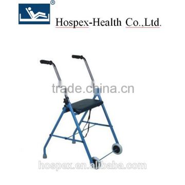 made in China factory in high quality foldable seat walker walker with seat and footrest