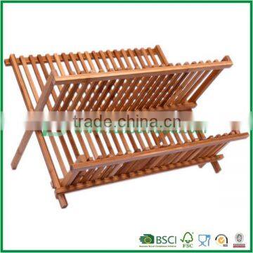 Fuboo Bamboo dish rack Foldable dish rack