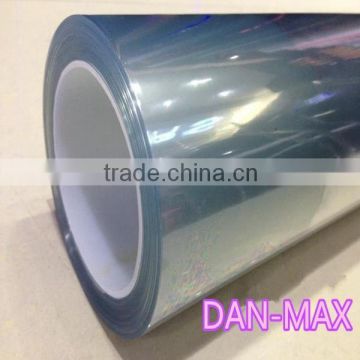 High stretchable 3 ply car body protective self adhesive pvc transparent film
