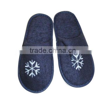 men's close toe terry hotel slippers