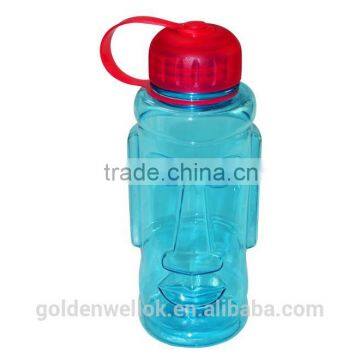 plastic sport water bottle in diferent shape