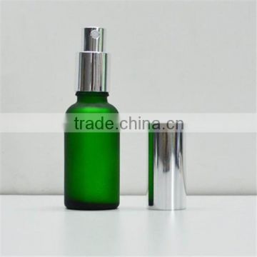 30ml green glass pocket sized perfume spray bottle, pocket perfume bottle, perfume tester bottle