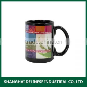Wholesale ceramic black big mug