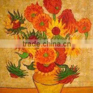 Floral Painting on Canvas