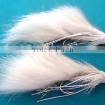 Cone Head Bunny Muddler White Streamer trout flies