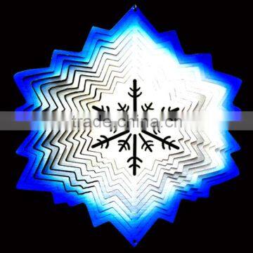 metal wind spinner--Snow Flake.