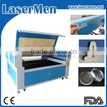 MDF Plywood acrylic leather thin metal co2 laser cutting machine LM-1390