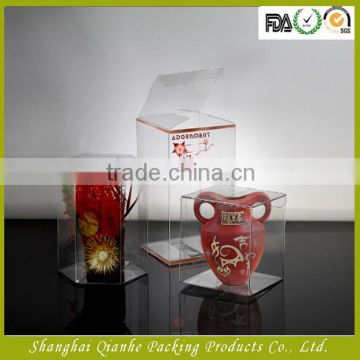 Customized Luxury Skin Care Cosmetic Transparent Plastic Packaging Box