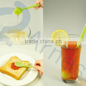 kitchenware cookware cooking equipments utensils tools silicone jam honey spoon cocktail steirrer spatula set 75802 75803