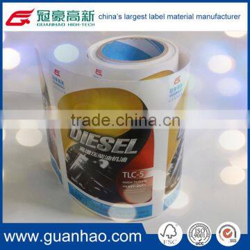 self adhesive custom semi gloss color sticker paper label in jumbo