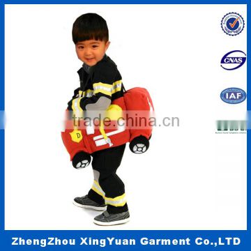 Hot sale kids play dress firefighter suits of stage costume for halloween