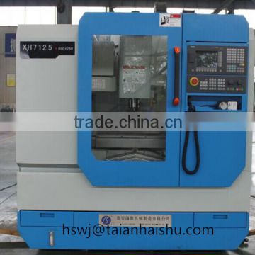 OEM service metal plate xh7125 cnc vertical machining center price from gold supplier