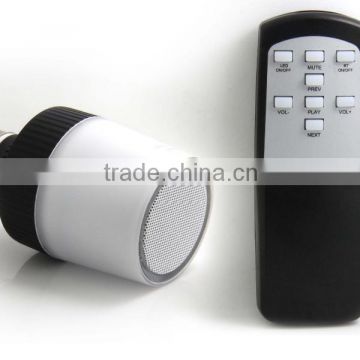 Music mini multifunction bluetooth led light bulb whith speaker NS001