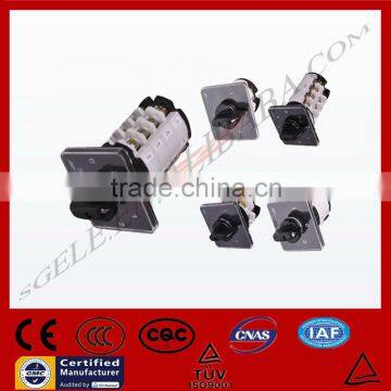 W31 ROTARY SWITCH with face plate face PANEL 10A 3POLE manual changeover switch 7 POSITION