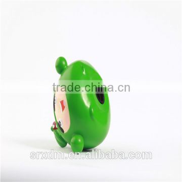 China good supplier custom cartoon character apple coin bank