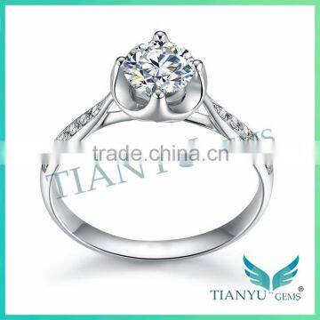 moissanite 89 facets forever brilliant jewelry moissanite 1 carat ring anniversary rings