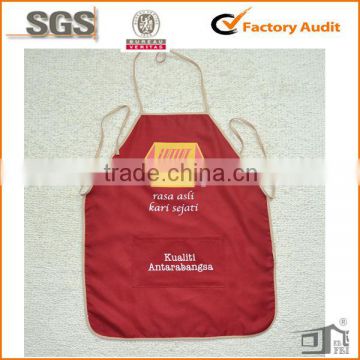 2014 factory price cotton apron with pocket new arrive