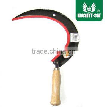 Garden sickle wooden handle