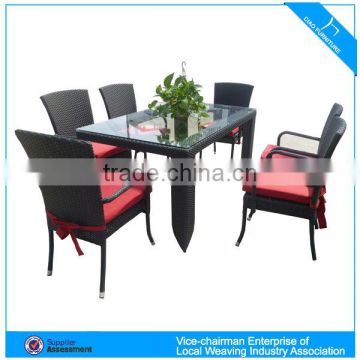 Used Restaurant Furniture Outdoor Rattan Dining Table And Chair
