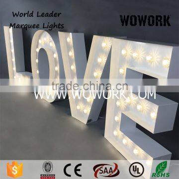 wedding led letters