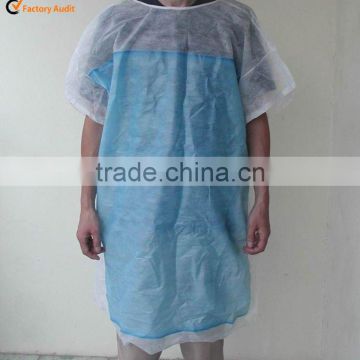 PP poultry smock w.short sleeves
