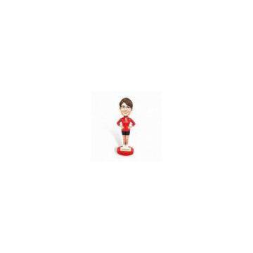 Home Decorative Promotional Bobble Head Doll Beautiful Lady