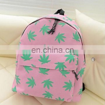 Personalized natural picture of school bag