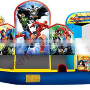 inflatable combo,5 in 1 combo,inflatable bouncer with slide C6011