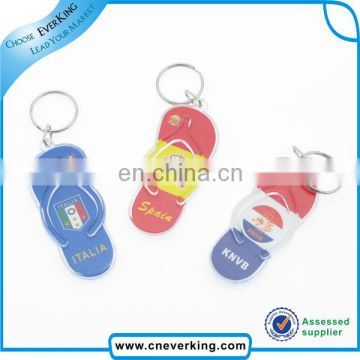 Custom plastic photo frame keychain for promotion