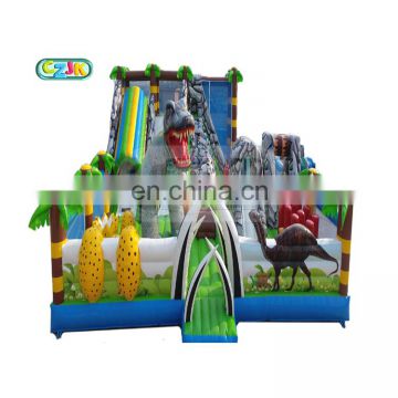 dinosaur park inflatable jumping bouncer combo jumper animal castle