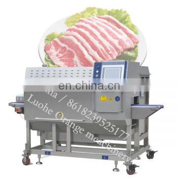 Intelligent fresh meat cutter with equal weight continuous portion control slicer machine