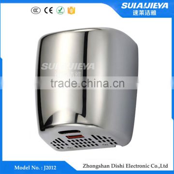 new design automatic mini stainless steel wall mounted washroom hand dryer