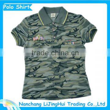 Popular design top quality polyester/ spandex polo-shirt