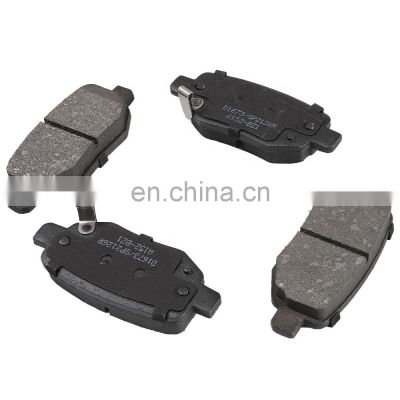 D1673 Frenos backing plate brake pads for jmc car disc front brake pad clip for Chery break pad kit with big graphite particle