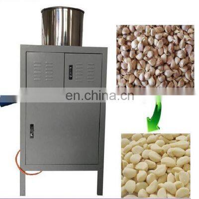 High efficiency pneumatic dry garlic skin removing machine / garlic cleaning machine