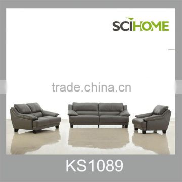 Genuine Leather Sofa set 3+2+1 in living room