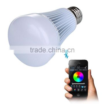 Best price manufacturer supply e27/e26 rgbw led smart bluetooth 4.0 lamps