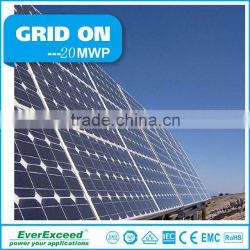 EverExceed 2016 best price high quality 20kw solar panel system with solar energy system