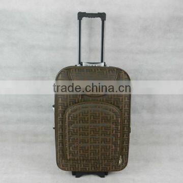 1pc promotional 22'' cabin luggage 600D1200D1680D polyester trolley luggage