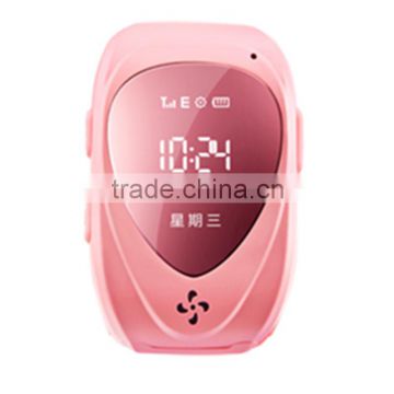 Kids gsm gps tracker watch gps bracelet with SOS panic button, LBS+GPS, mobile apps and long battery life